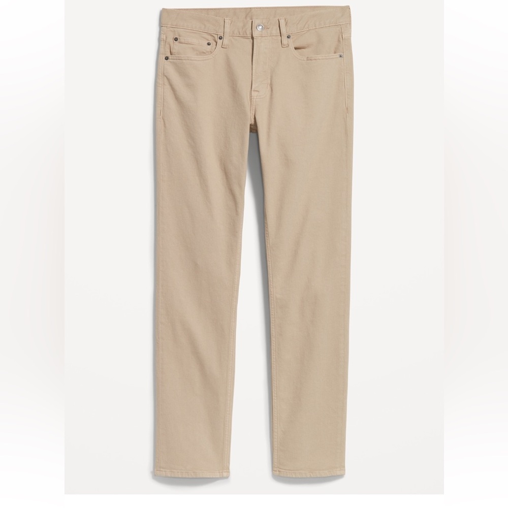 Old Navy Men’s Slim Built-in Flex 5 pocket khaki denim pants